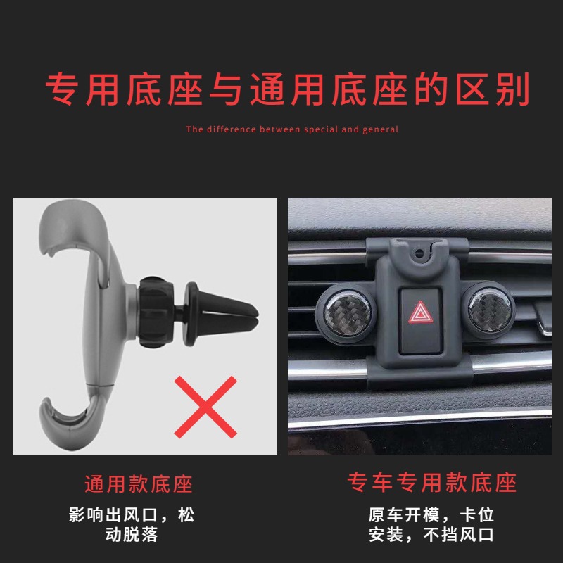 Dashboard and Air Vent Mobile Phone Mount Base for CHANGAN Eado 2020-2021 - Image 3