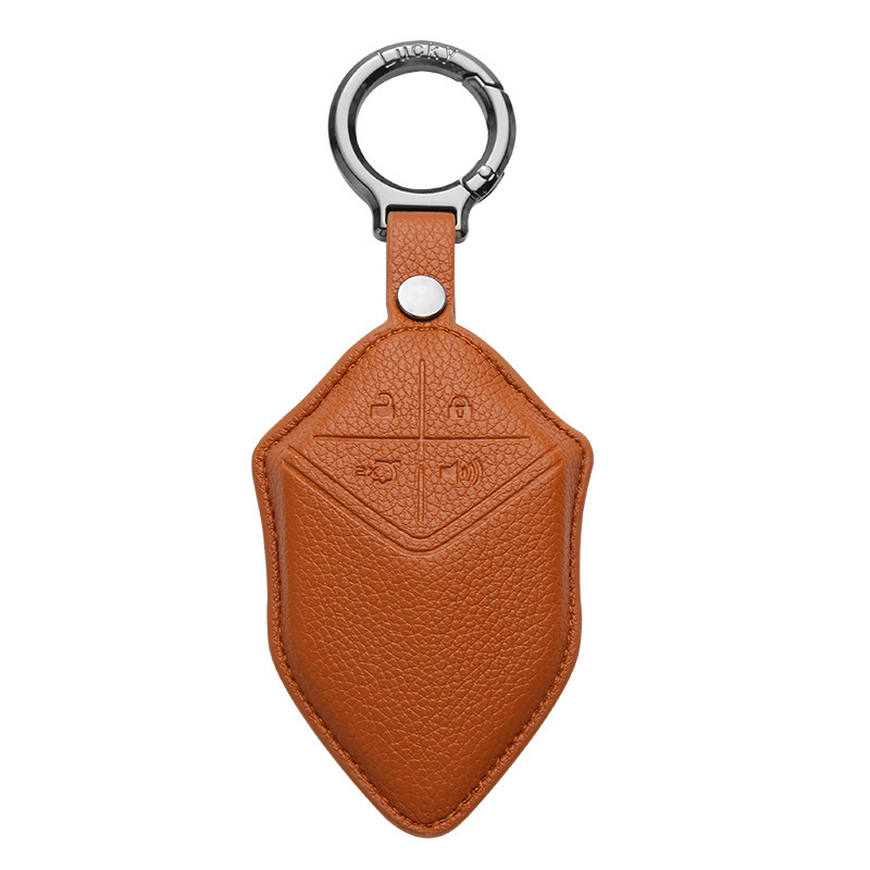 Premium PU Leather Key Fob Cover with Ring Buckle for DEEPAL S07 S7 SL03 S05 L07 G318 - Image 5