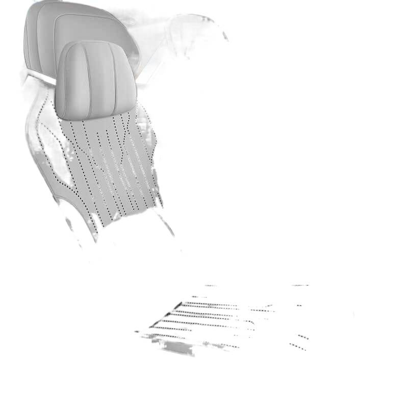 DEEPAL S07 Semi-Enclosed Perforated Suede Seat Cushion with Memory Foam for All Seasons - Image 5
