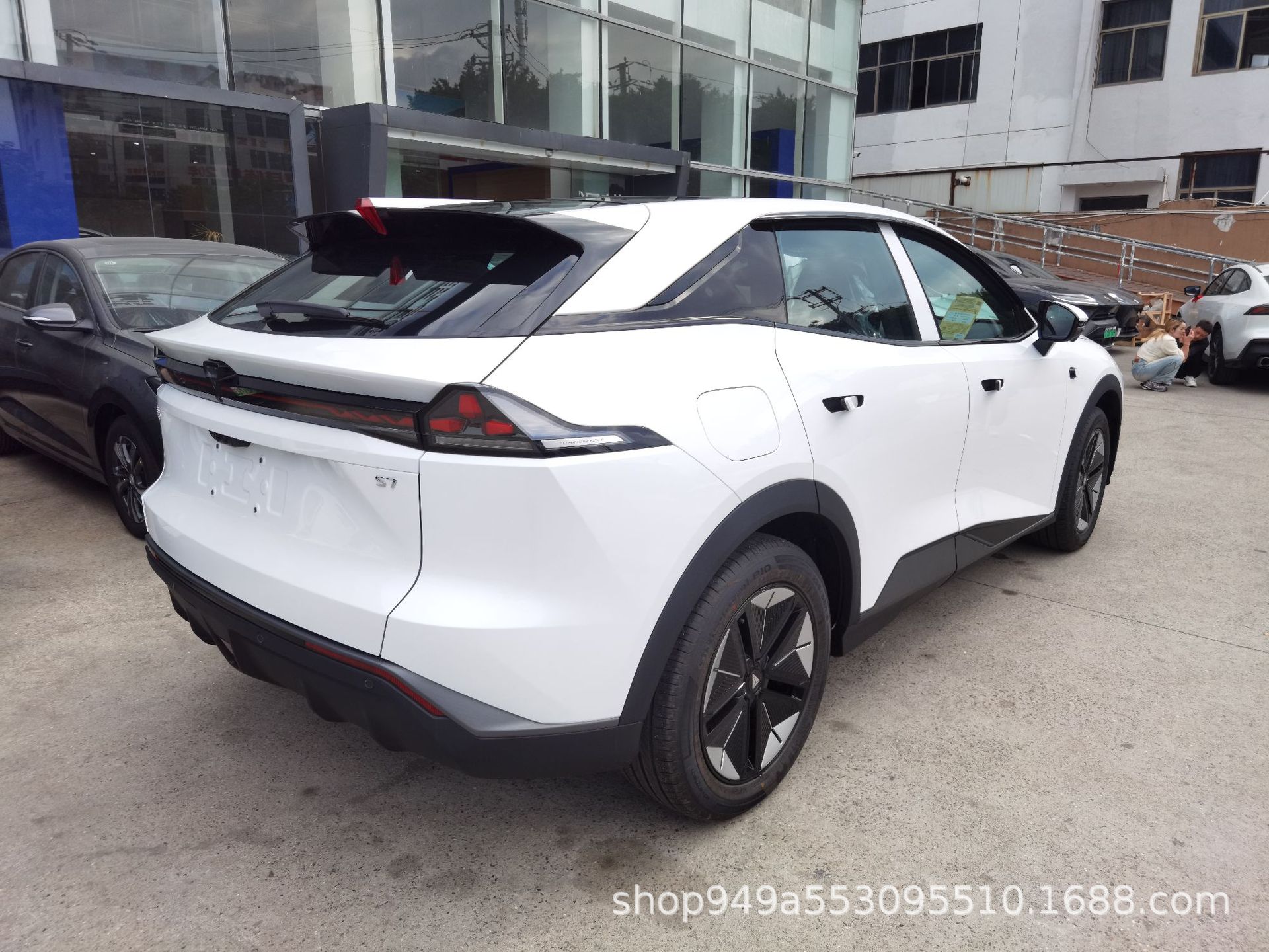 Frameless Door Window Rain Shield and Deflector Deflector Black Edition for DEEPAL S07 - Image 4