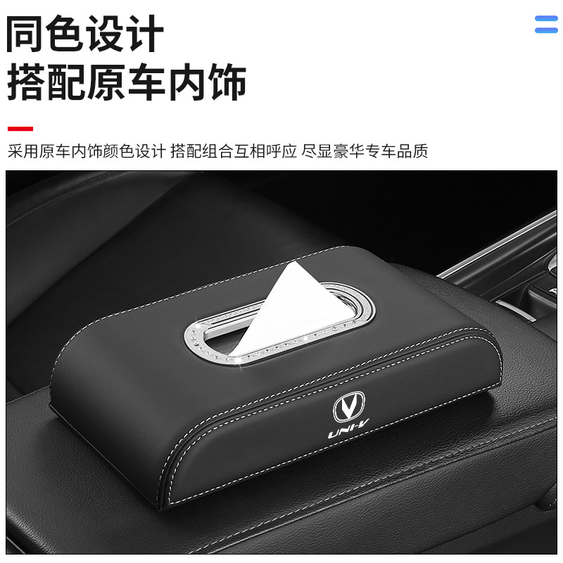 Car Center Console Hanging Tissue Box Case for CHANGAN UNI-Z UNI-V UNI-K UNI-T - Image 2