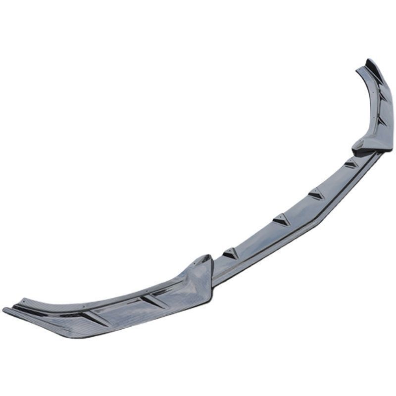 Front Bumper Lip Spoiler Chin Shovel Trim Carbon Fiber Style Red Edge for CHANGAN UNI-T 2020-2021 - Image 5