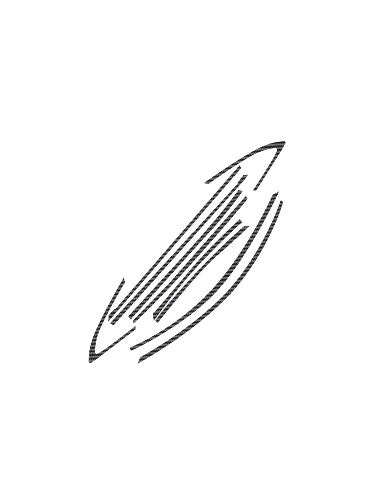 Car Window Decorative Strip Stickers Matte Black for CHANGAN UNI-V Exterior Styling - Image 5