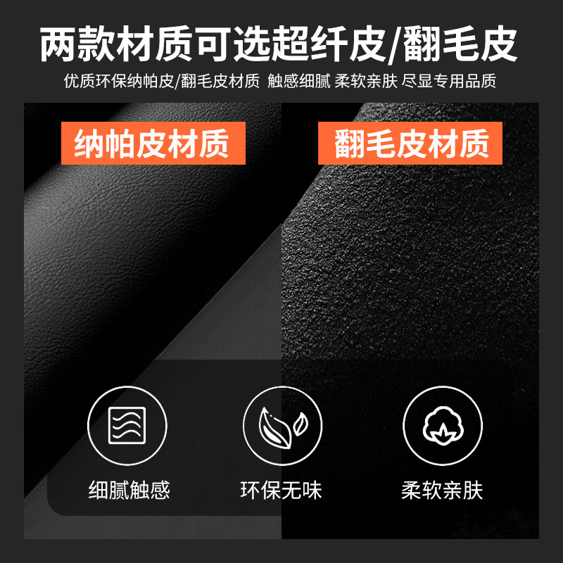 Custom Nappa Leather Carbon Fiber Steering Wheel Cover for 2022 CHANGAN UNI-K 2.0T - Image 2