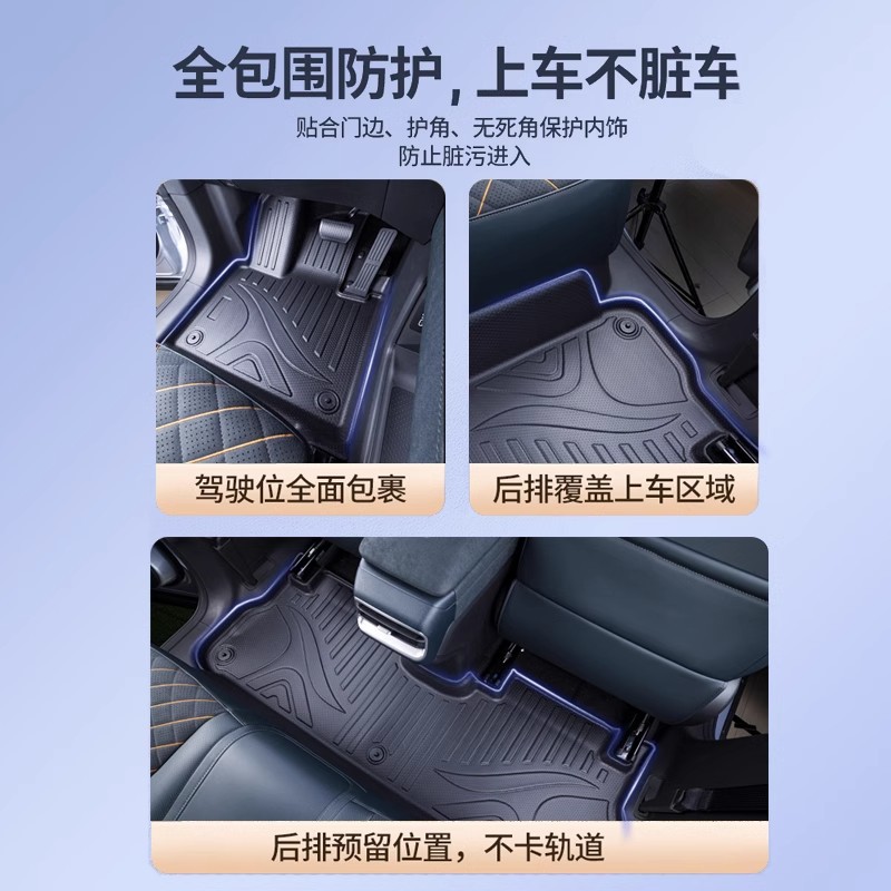 Custom TPE 360 Full Coverage Floor Mats with Xinghe Carpet for DEEPAL L07 G318 SL03 S05 S07 - Image 2