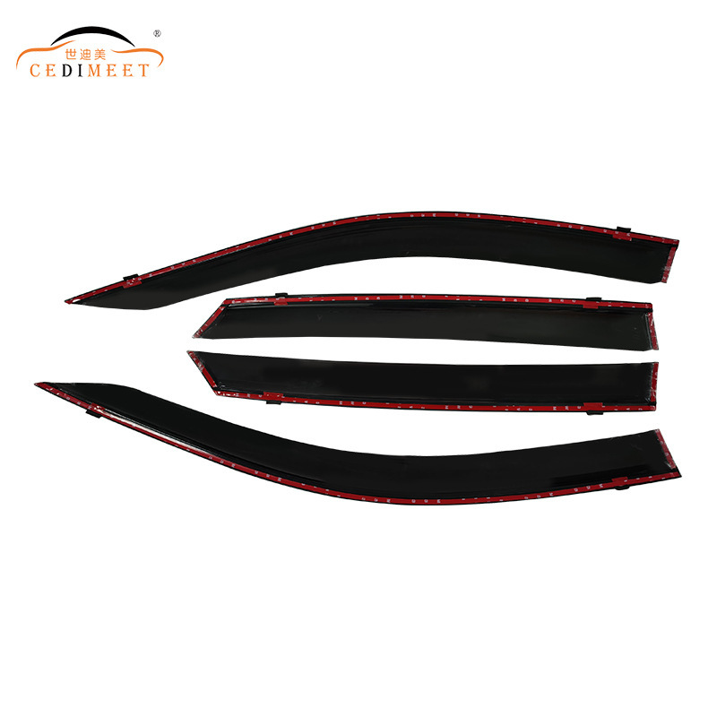 Acrylic Window Side Rain Guard Set for CHANGAN UNI-K (2021+), 4-Piece Thickened Tape-On Deflectors - Image 5