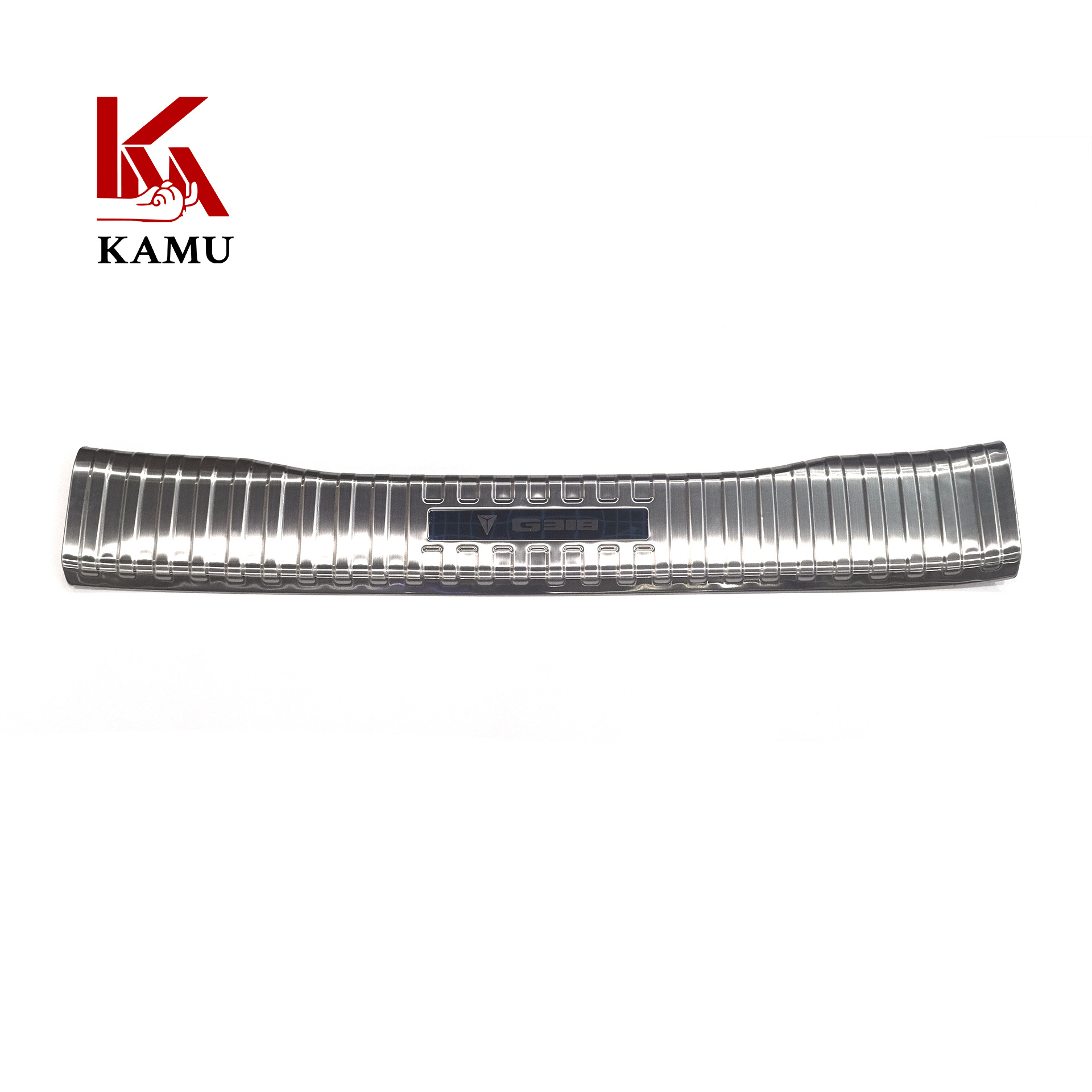 DEEPAL G318 Stainless Steel Rear Bumper Guard Trunk Sill Protector - Black Titanium - Image 3