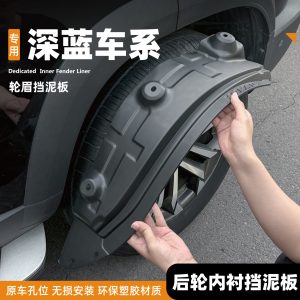 Front and Rear Wheel Fender Liners and Mudguard Set for DEEPAL G318 Worry-Free Edition
