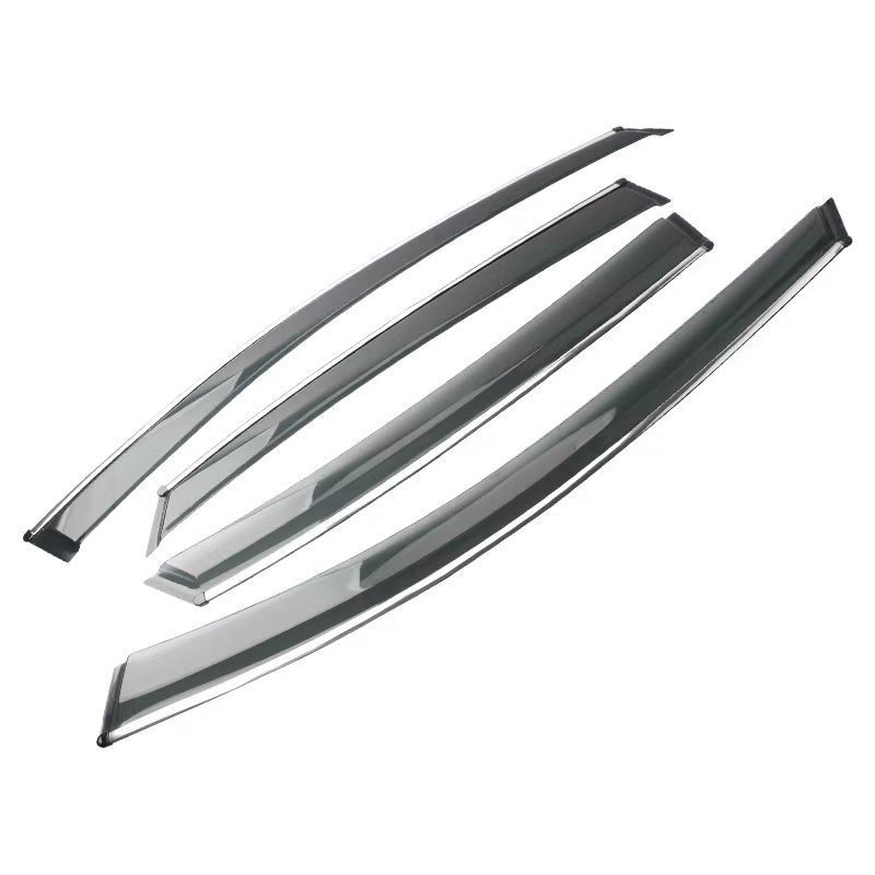 Acrylic Window Rain Shield Set for CHANGAN UNI-T (4-Piece 3D Chrome Style) - Image 5