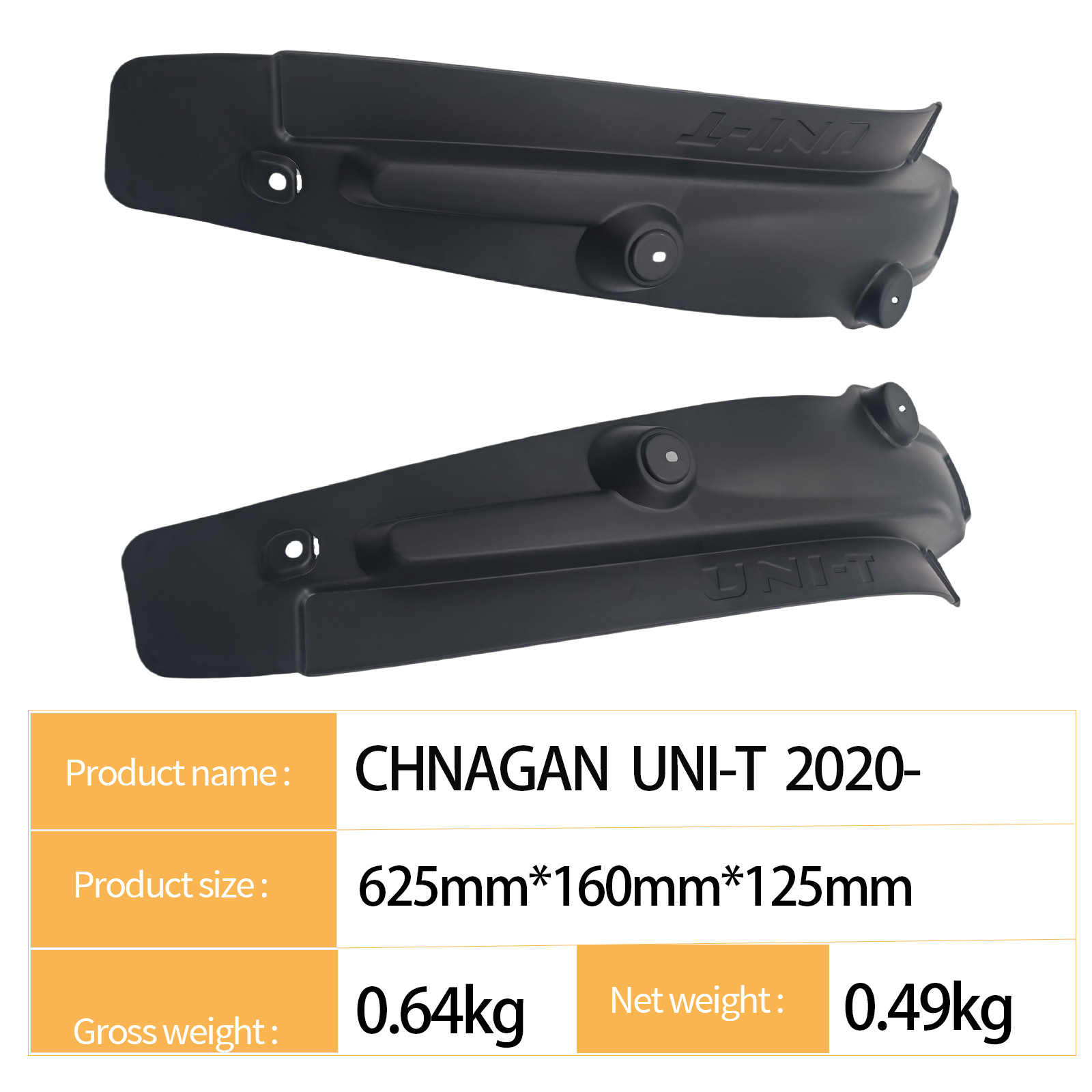 Rear Wheel Liner Inner Fender Mudguard for CHANGAN UNI-T 2020-Present - Image 2