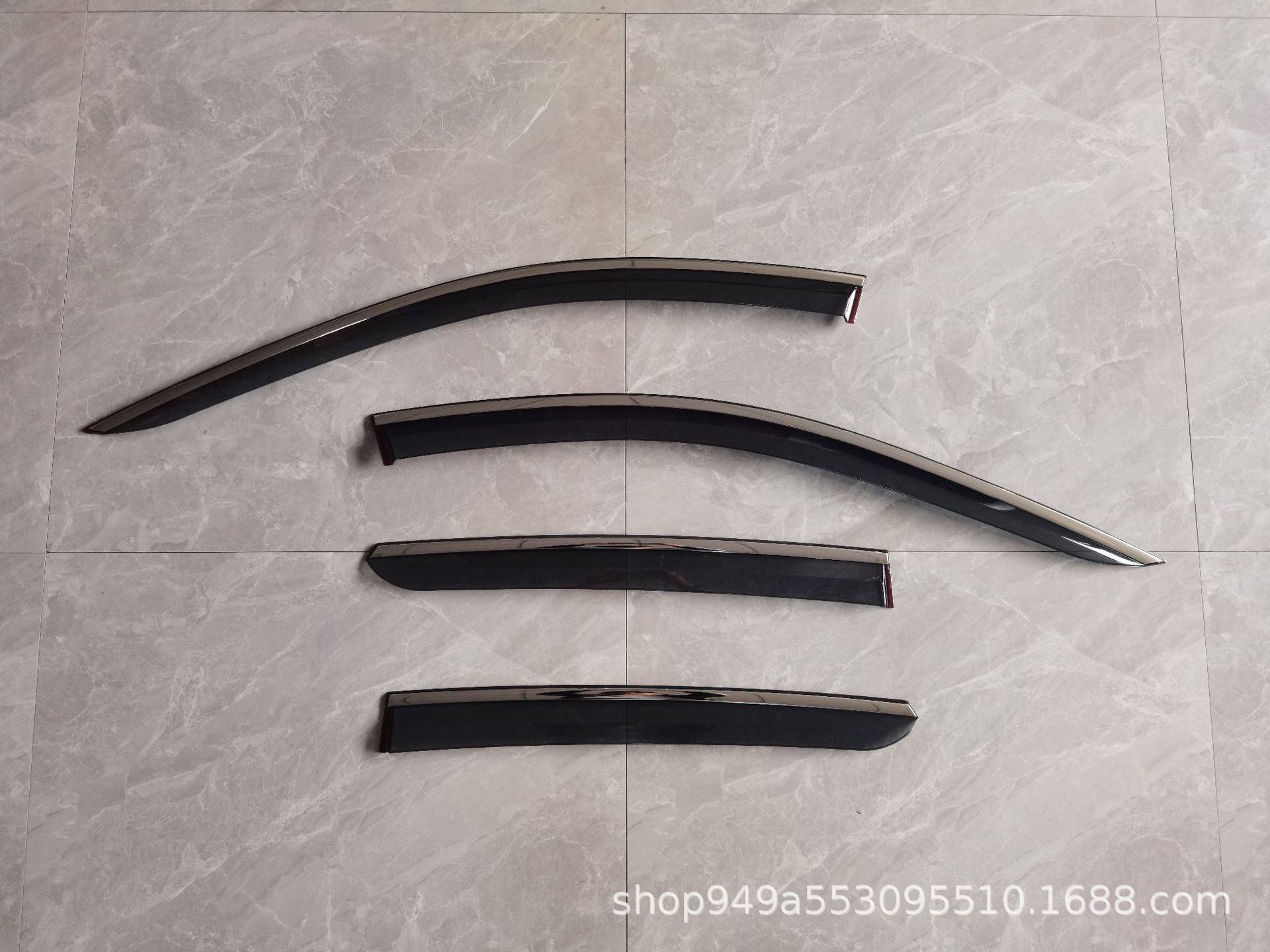 Extended Window Rain Guard Deflectors with Stainless Steel Trim for CHANGAN UNI-V - Image 5
