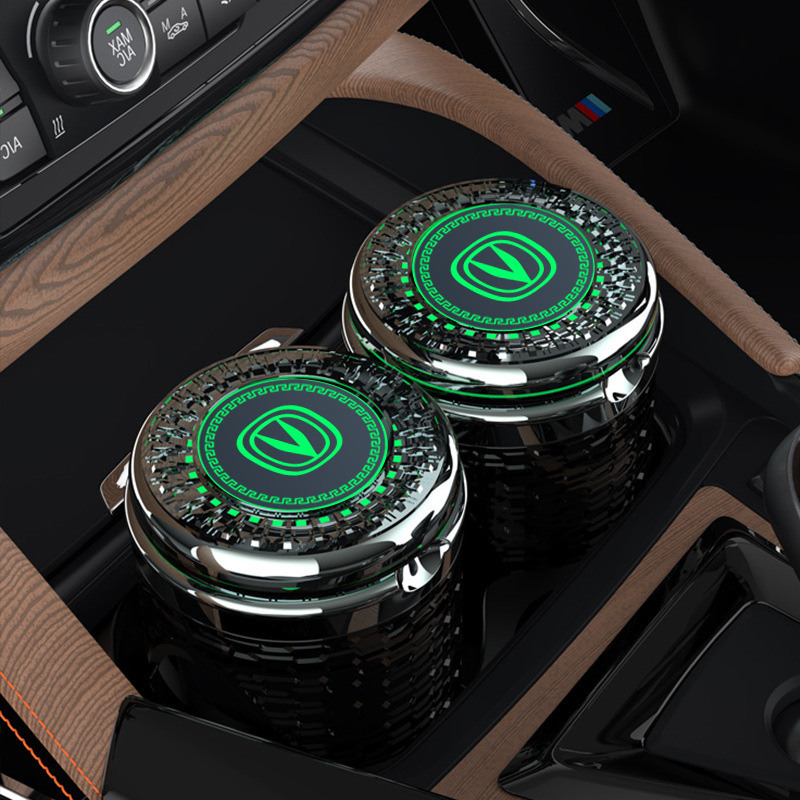Car Ashtray with LED Light and Metallic Liner for CHANGAN Series CS35 CS75 CS55 UNI-V UNI-T UNI-K Eado Ruicheng CC - Image 2