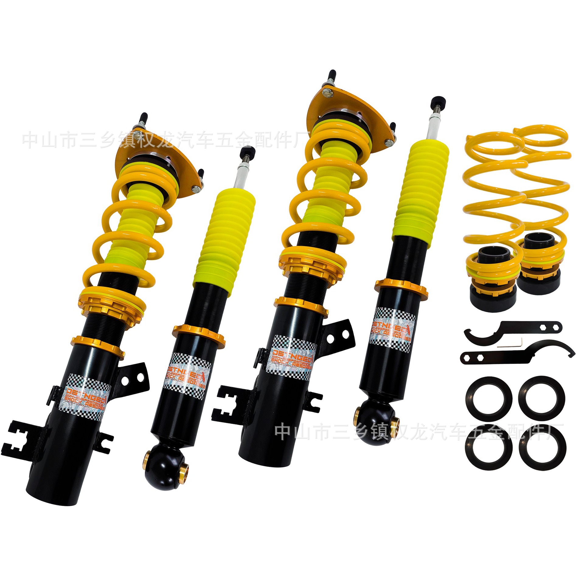 36-Level Coilover Suspension Kit for CHANGAN UNI-V, Adjustable Height and Dampening Shock Absorbers - Image 5