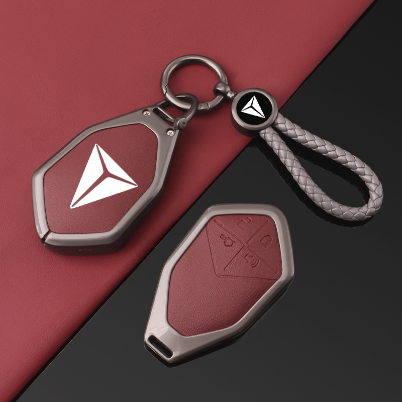 Zinc Alloy Smart Key Case Cover with Keychain for Deepal SL03 S07 S7 2023-2024 - Image 3