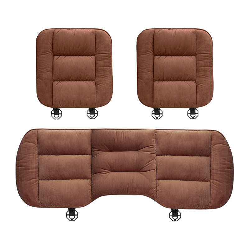 Winter Flannel Car Seat Cushion Protective Set for CHANGAN UNI-V Eado CS75 CS55 - Image 5