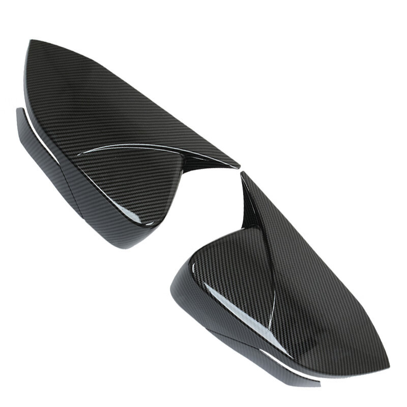 Rearview Mirror Cover Horn Style Gloss Black for CHANGAN UNI-V - Image 5