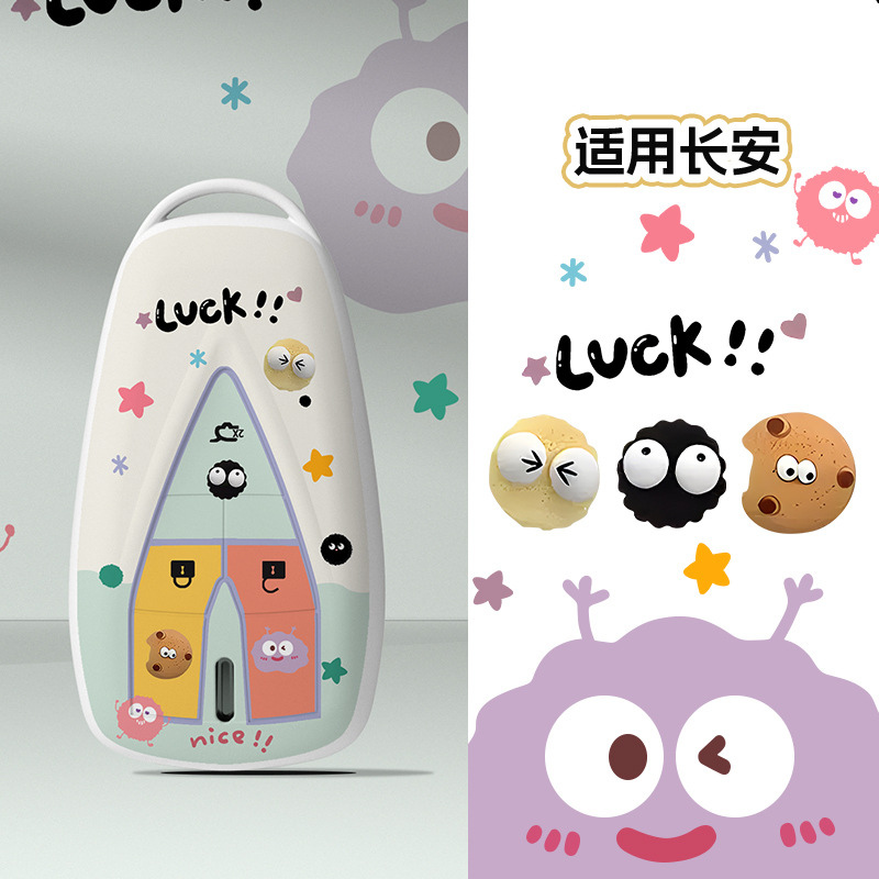 TPU Key Cover Case for CHANGAN CS75 PLUS CS35 PLUS CS55 PLUS Eado UNI-T OSHAN X7 - Image 2