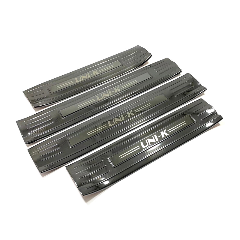 Stainless Steel Inner Door Sill Guards for CHANGAN UNI-K 2021-2024 Scuff Plate Trim - Image 2