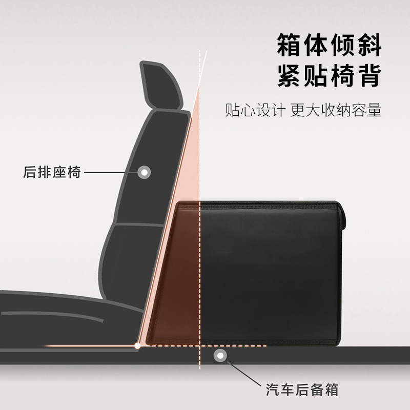 Deepal Trunk Organizer Storage Box Custom Interior Leather Folding Bin for DEEPAL S07 and SL03 - Image 2
