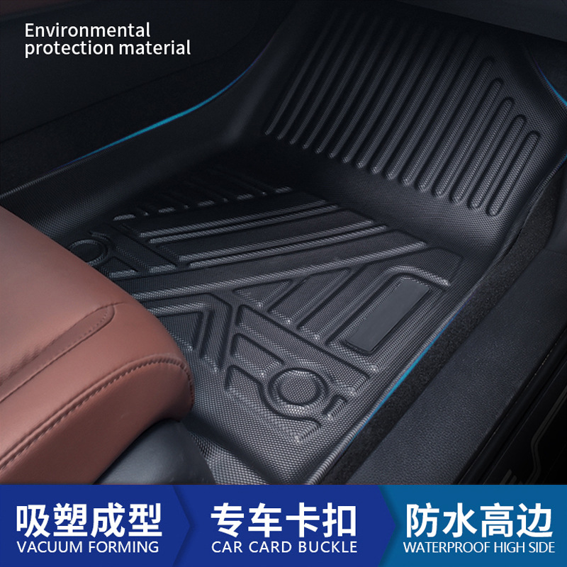TPE All-Weather Waterproof Floor Mats and Trunk Mat for CHANGAN CS35 PLUS 2018-2021 - Image 4