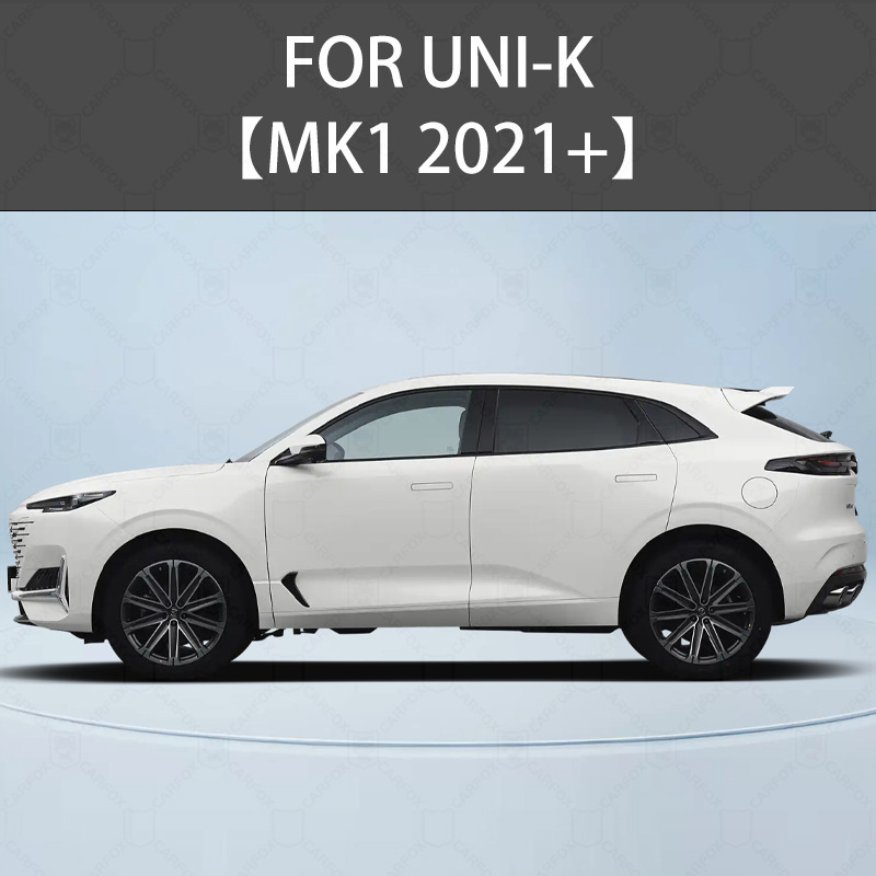 Side Window Deflector Window Visor Set with Chrome Trim for CHANGAN UNI-K 2022+ - Image 2