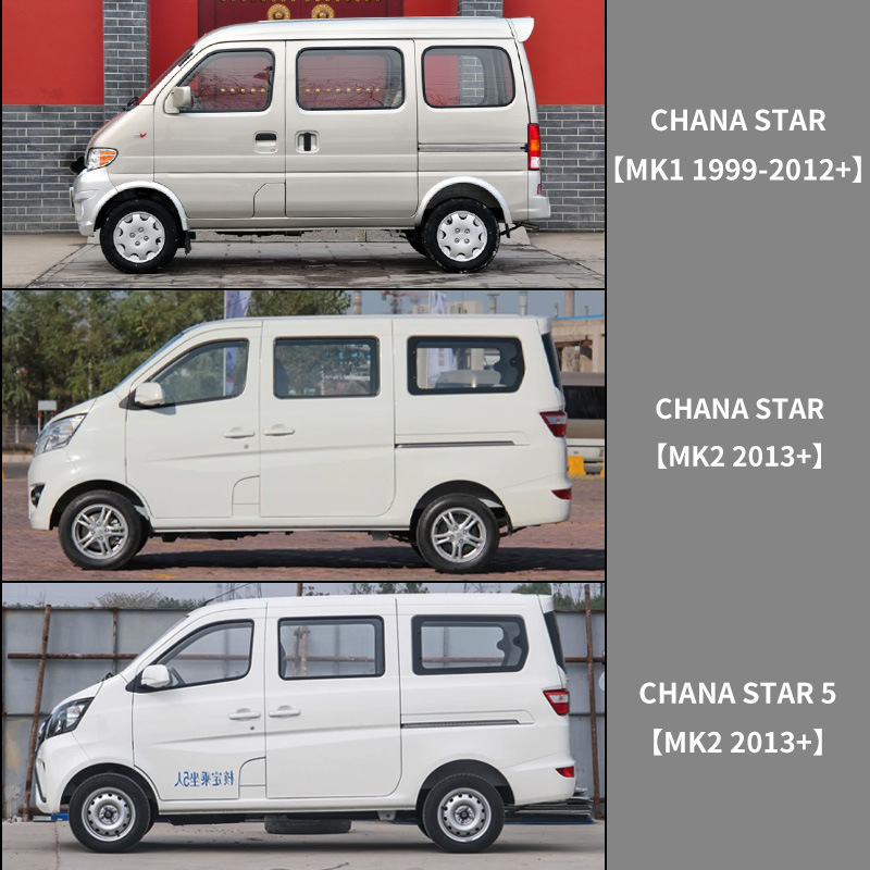 Window Visor Rain Guard Set with Silver Trim for CHANGAN Chana Star 5 (MK2 2013-Present) - Image 2
