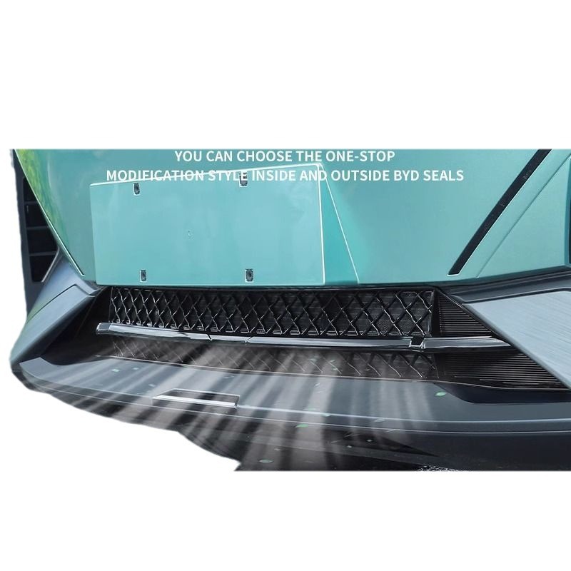 Deepal S07 Front Bumper Air Intake Grille Insect Mesh Guard - Matte Black Stainless Steel (Extended Range Version) - Image 5