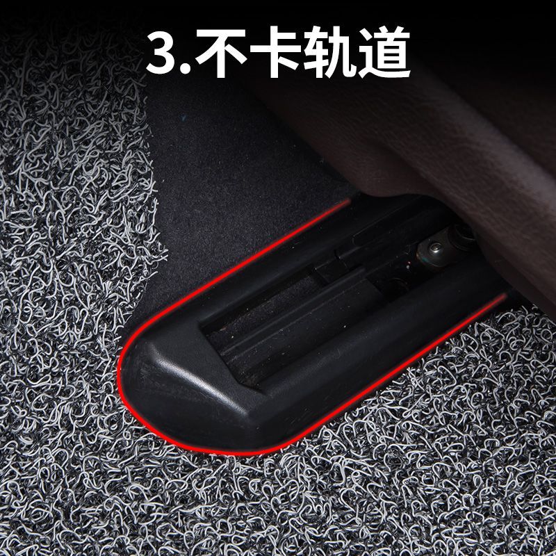 Custom Driver Side Single Piece Car Floor Mat (Black/Grey) for DEEPAL S05 2024-2025 - Image 5