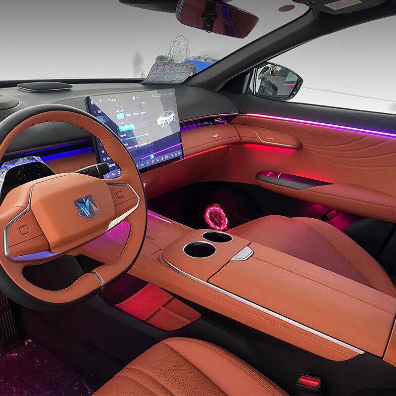 Interior Ambient Lighting Upgrade Dynamic Flowing Color Strip for DEEPAL S07 2023-2024 - Image 2