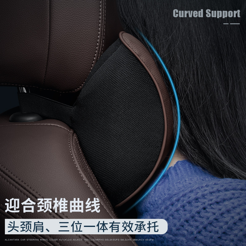 Memory Foam Car Neck Pillow and Headrest for CHANGAN CS75 CS55 PLUS UNI-V Eado Plus - Image 2