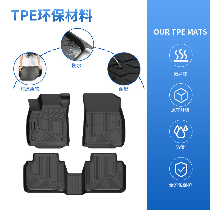 All-Weather TPE Floor Mats for CHANGAN UNI-K (2020-2024) - Custom Fit - Image 2