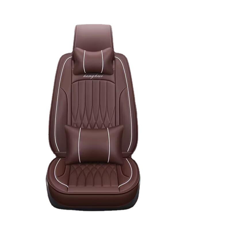 Breathable PU Leather Full Surround Seat Cover Set with Pillows for CHANGAN OSHAN X5 PLUS - Image 5
