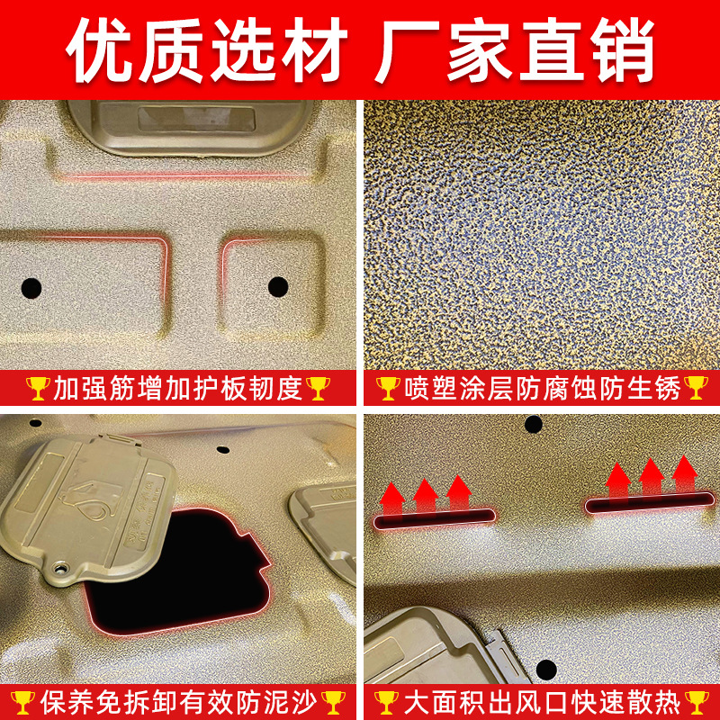 Engine Underpan Chassis Guard Shield for CHANGAN UNI-K UNI-V UNI-T KAICENE F70 EADO Lingxuan - Image 3