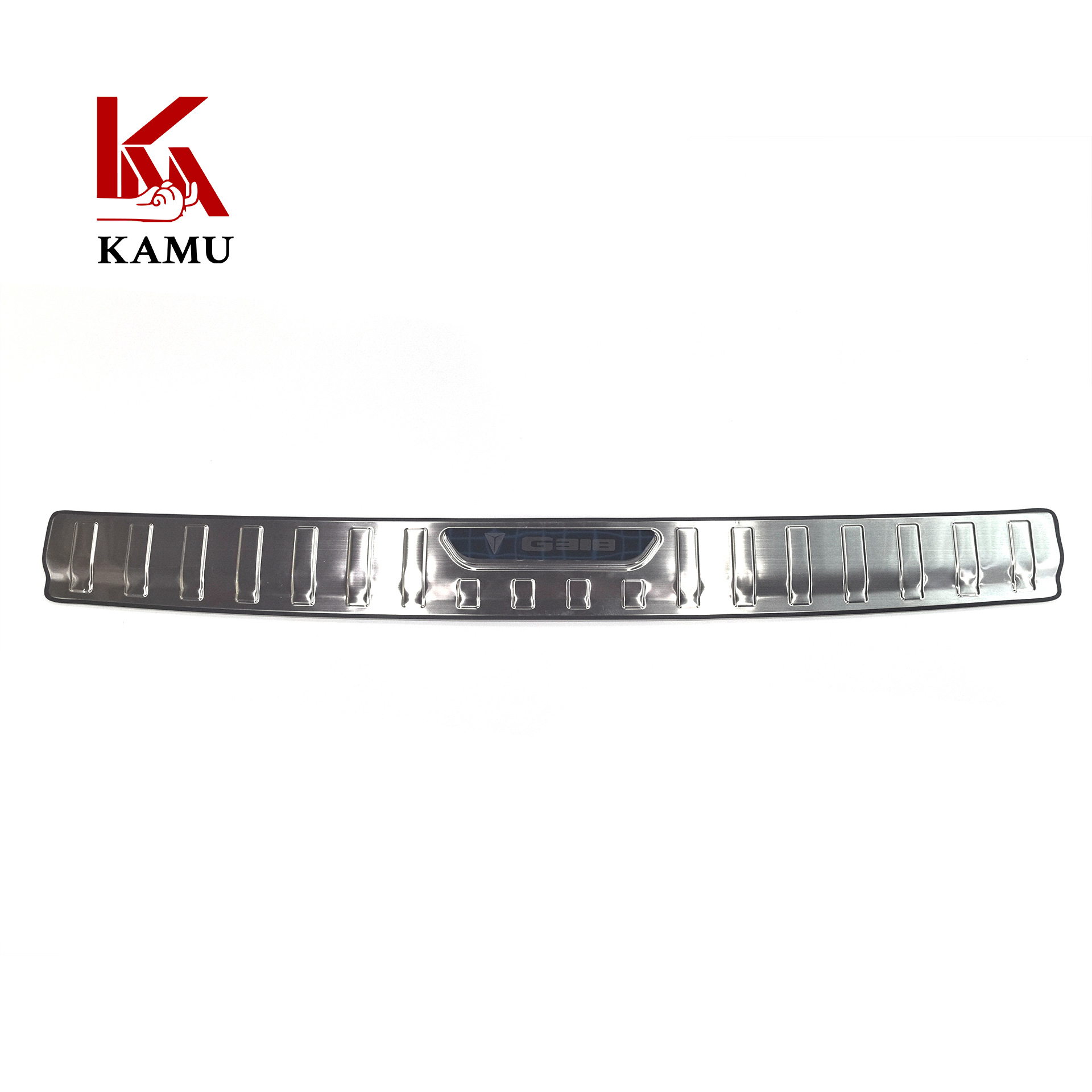 DEEPAL G318 Stainless Steel Rear Bumper Guard Trunk Sill Protector - Black Titanium - Image 4
