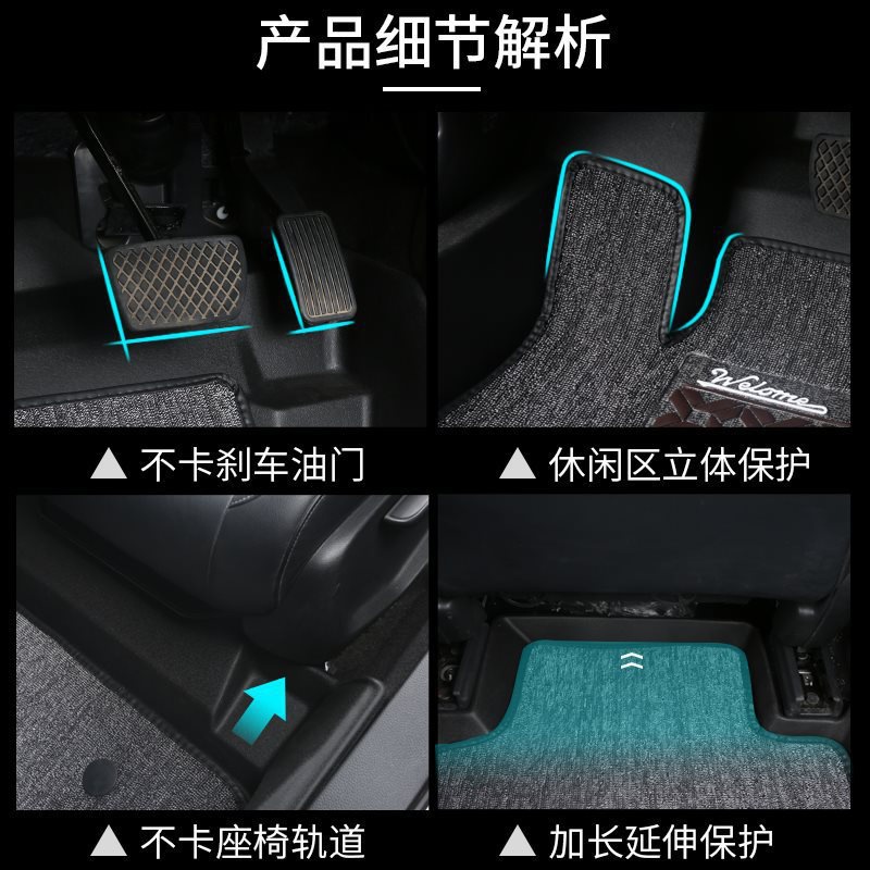 All-Weather TPE Dual-Layer Floor Mats for CHANGAN Eado Plus, CS35, CS55, CS75, CS85, OSHAN X5/X7 - Image 3