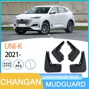 Black Tire Mud Flaps Fender Set for CHANGAN UNI-K 2021-Present