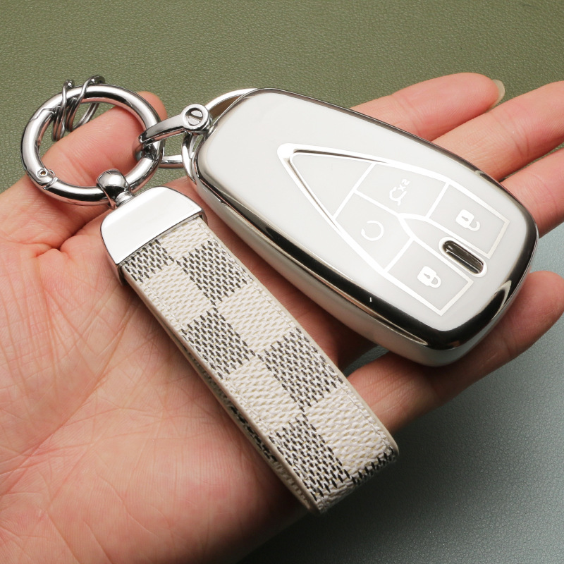 TPU Smart 5-Button Key Fob Cover for CHANGAN CS75 PLUS, CS35 PLUS, UNI-V, and UNI-K - Image 3