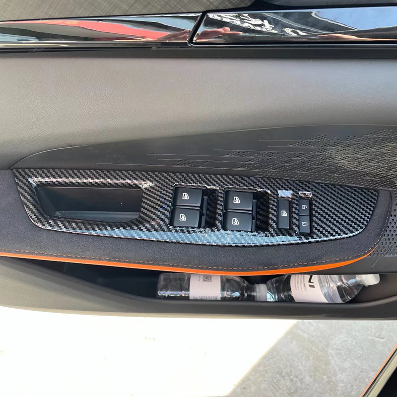 Interior Door Handle Bowl Trim for CHANGAN UNI-V Orange ABS Decorative Cover - Image 2
