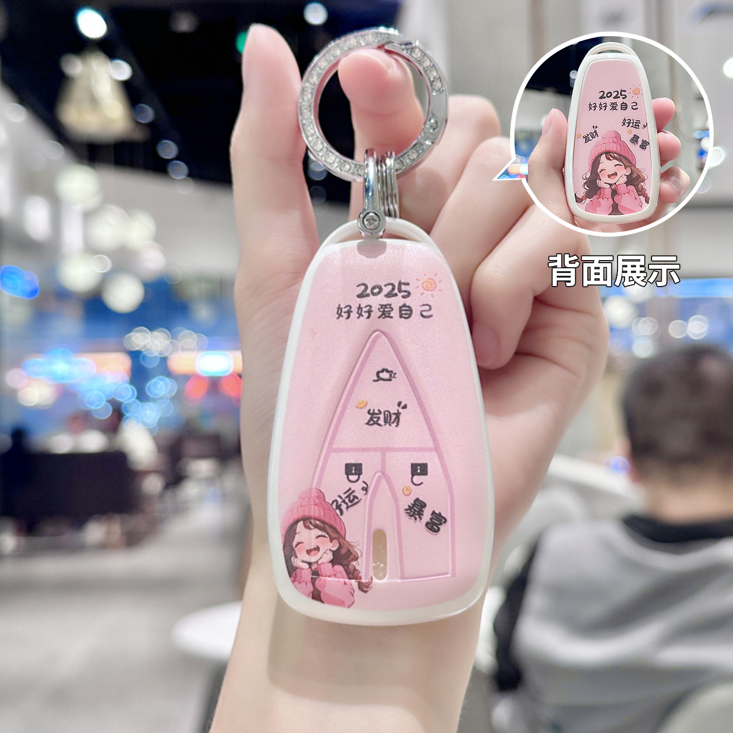 All-Inclusive TPU Remote Key Fob Cover for CHANGAN UNI-V (2022-2025) Ultra-Thin Protective Case - Image 3