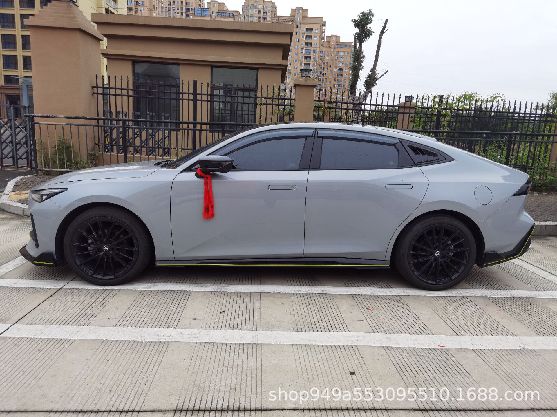Black Window Rain Guard Vent Visor Deflectors for CHANGAN UNI-V - Image 4