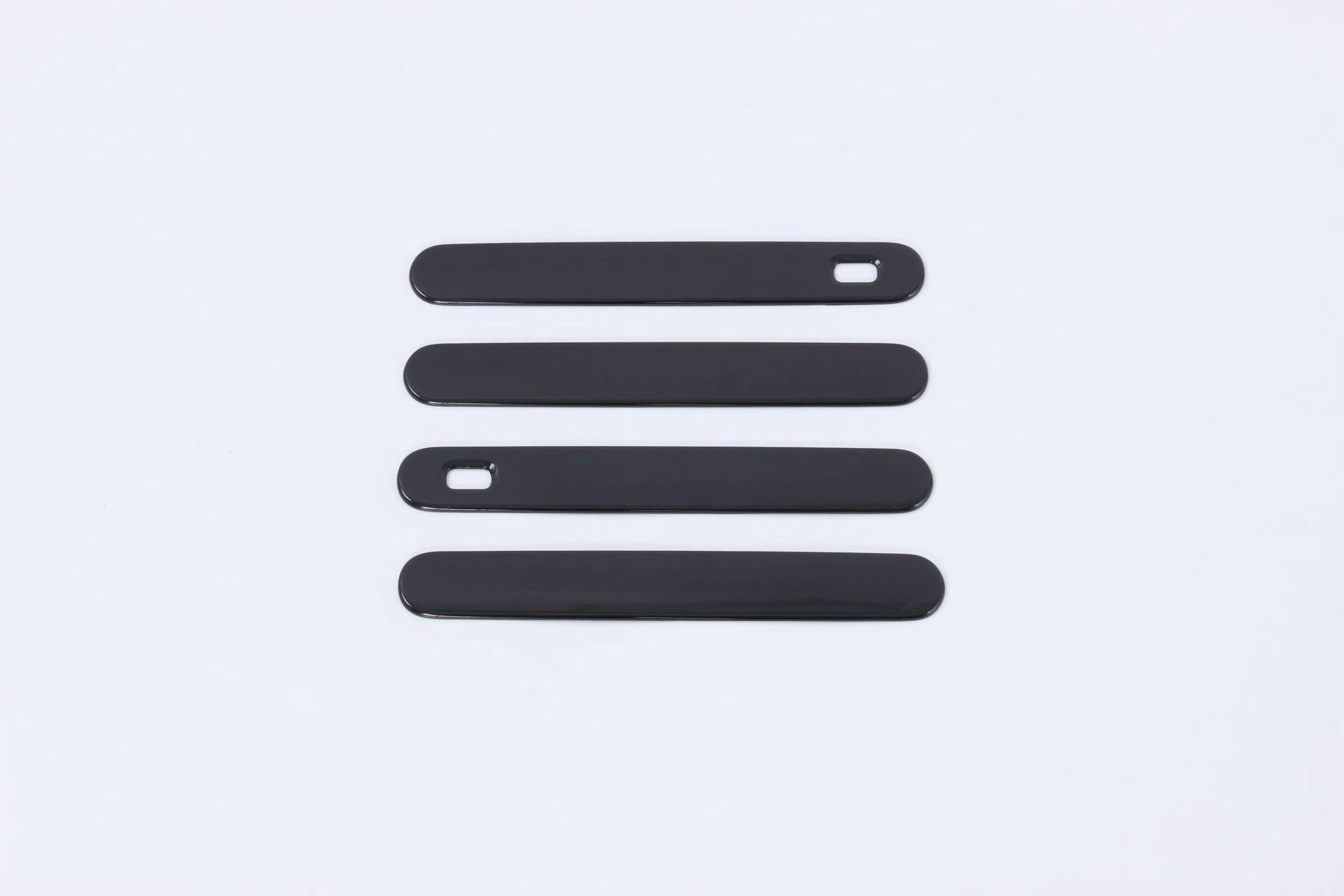 Exterior Door Handle Cover Trim Kit for 2022 CHANGAN UNI-V, Anti-Scratch ABS Chrome/Carbon Style 4-Piece Set - Image 3