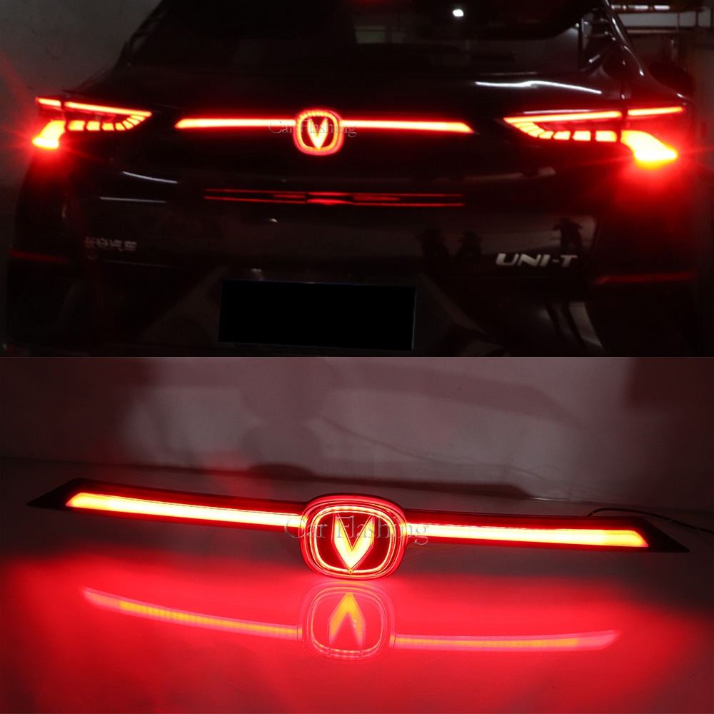 Rear Bumper LED Through-Type Tail Light with Sequential Turn Signal for CHANGAN UNI-T 2020-2022 - Image 2