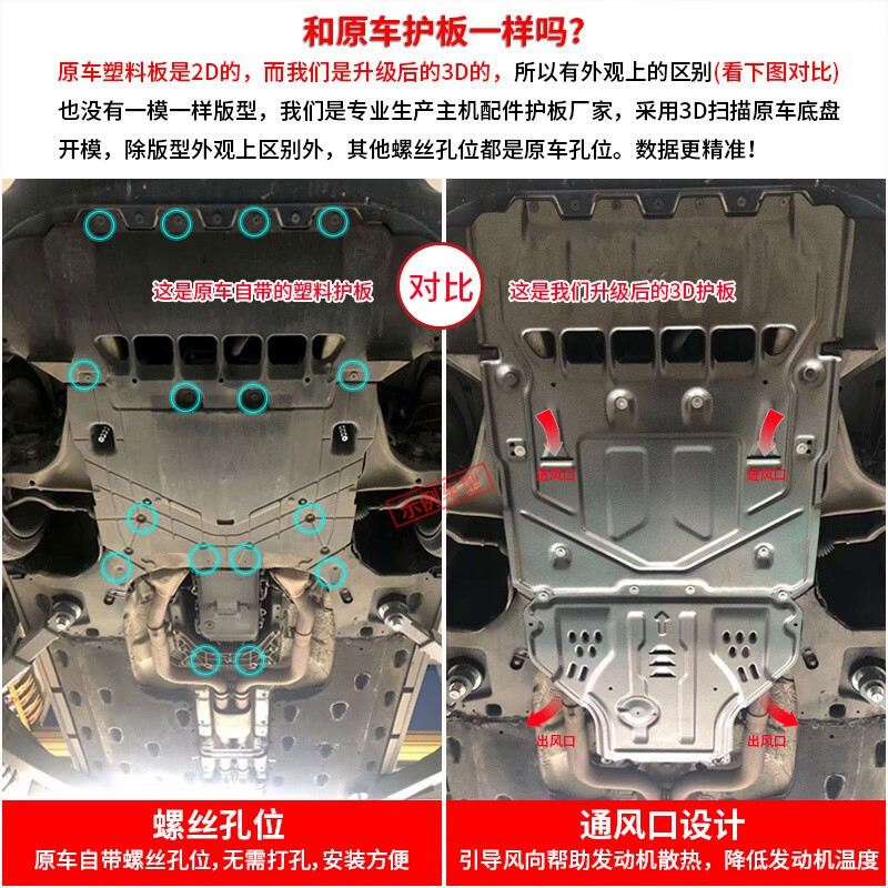 DEEPAL SL03 Chassis Battery Guard and Motor Protection Plate Plate Aluminum Magnesium Alloy - Image 5
