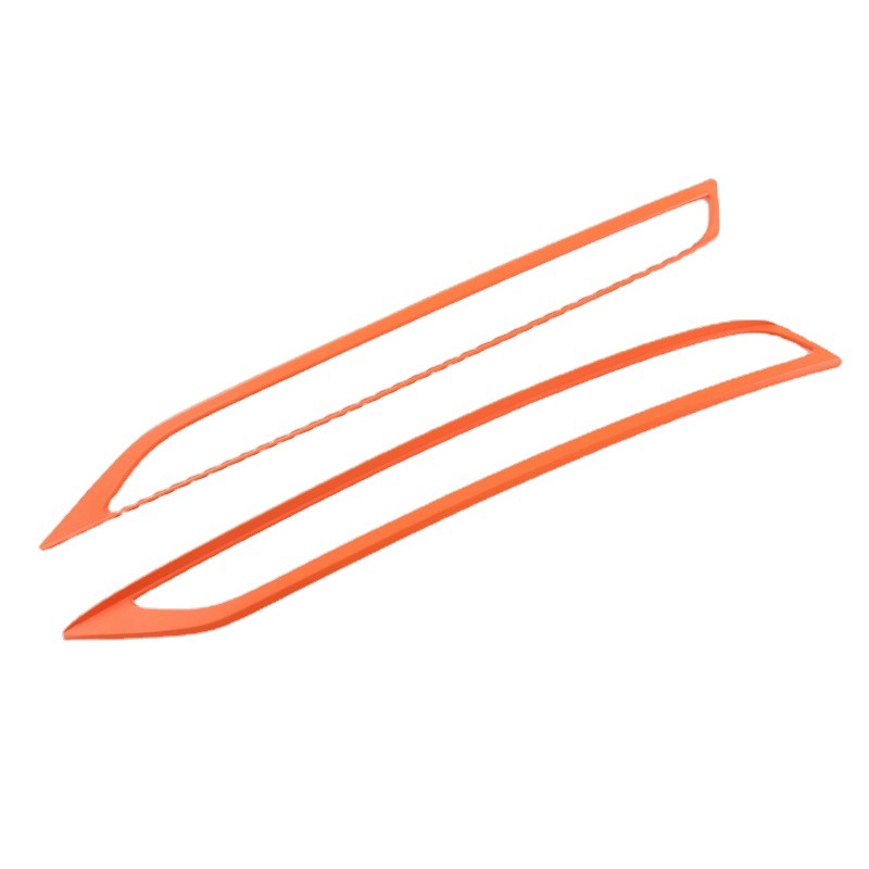 Rear Fog Lamp Cover Trim with Carbon Fiber and Orange Finish for CHANGAN UNI-V 2022 - Image 5