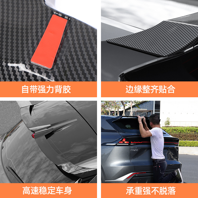 Rear Roof Spoiler Wing Sport Tail Modification for DEEPAL S07 and S05 - Image 4