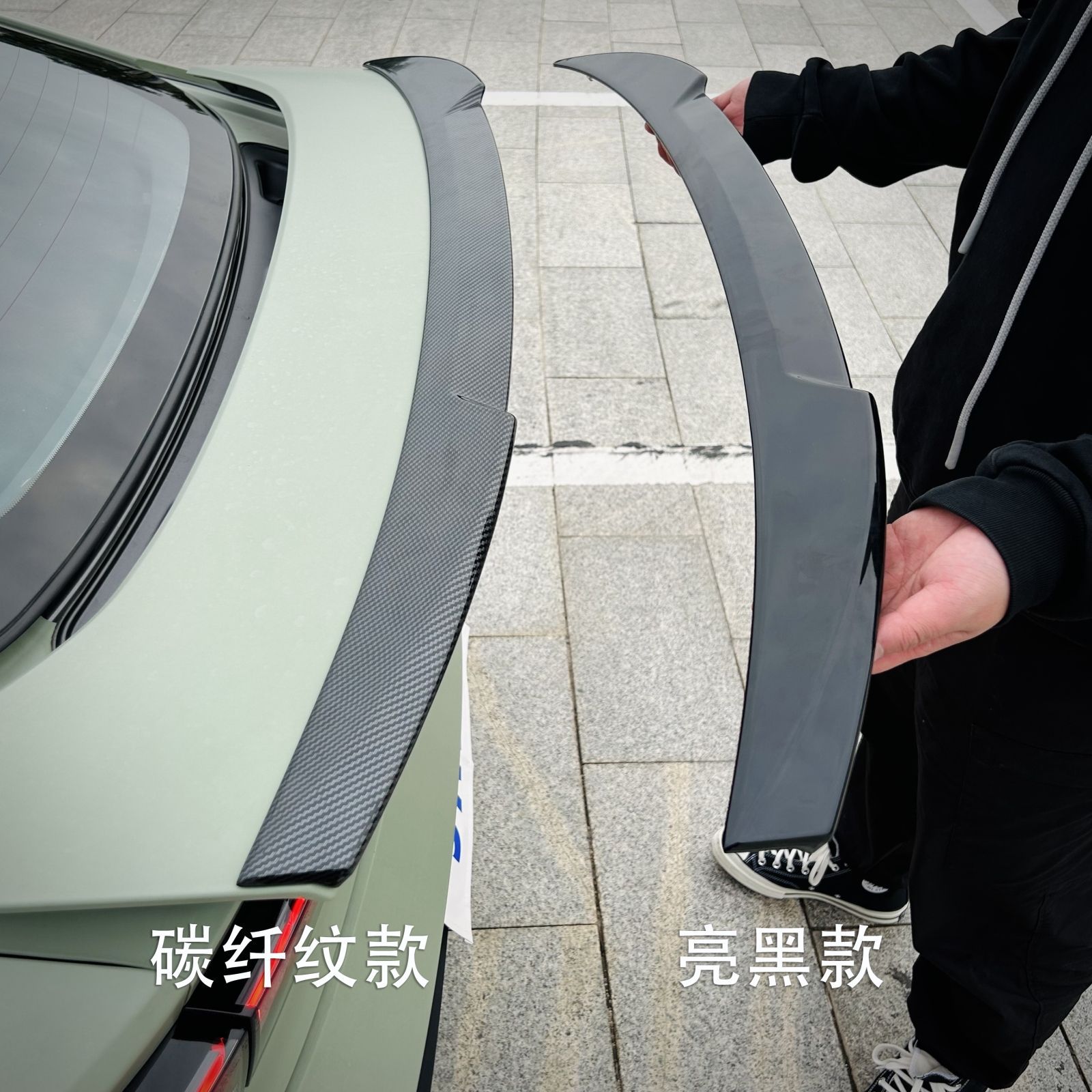 Rear Trunk Blade Spoiler Wing and Roof Spoiler for CHANGAN UNI-V 2022-2024 - Image 3
