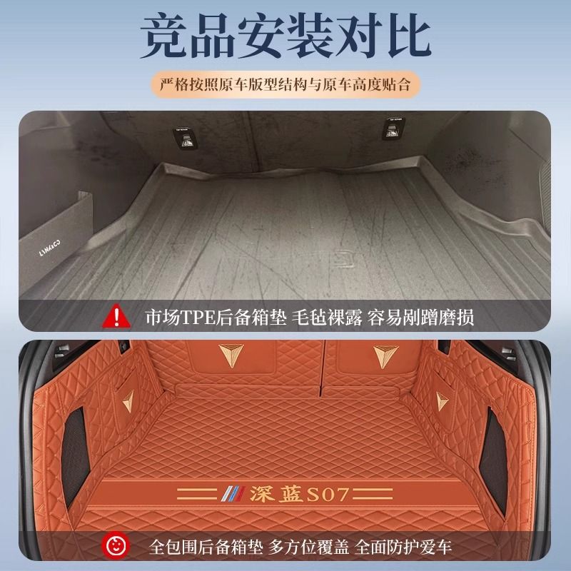 All-Weather Full Coverage Trunk Mat for DEEPAL S07 / DEEPAL S7 (2024 Model) - Image 4