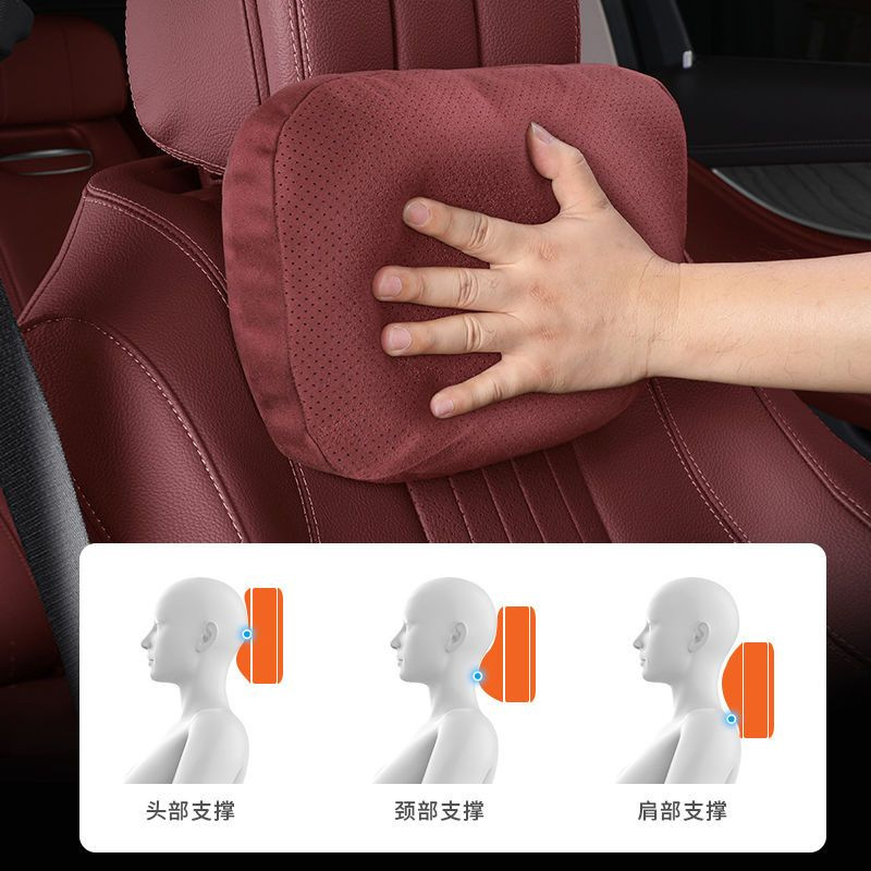 Memory Foam Car Headrest and Neck Pillow Set for CHANGAN CS75/CS55 PLUS UNI-V EADO PLUS and RAETON CC - Image 3