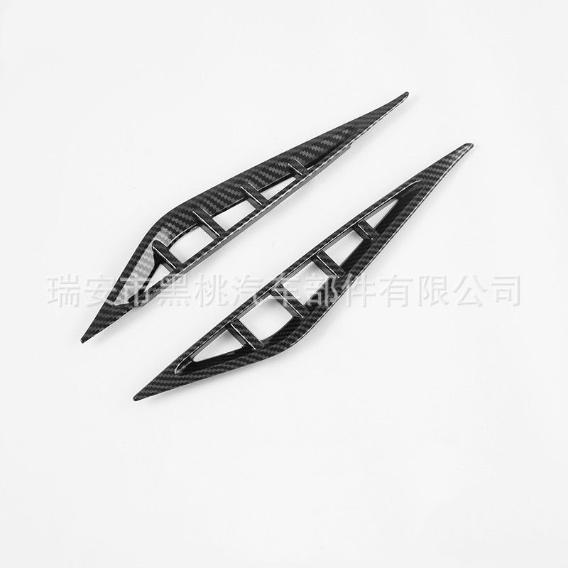 Front Fog Light Decorative Frame Cover Carbon Fiber Pattern for 2021 CHANGAN UNI-K - Image 4