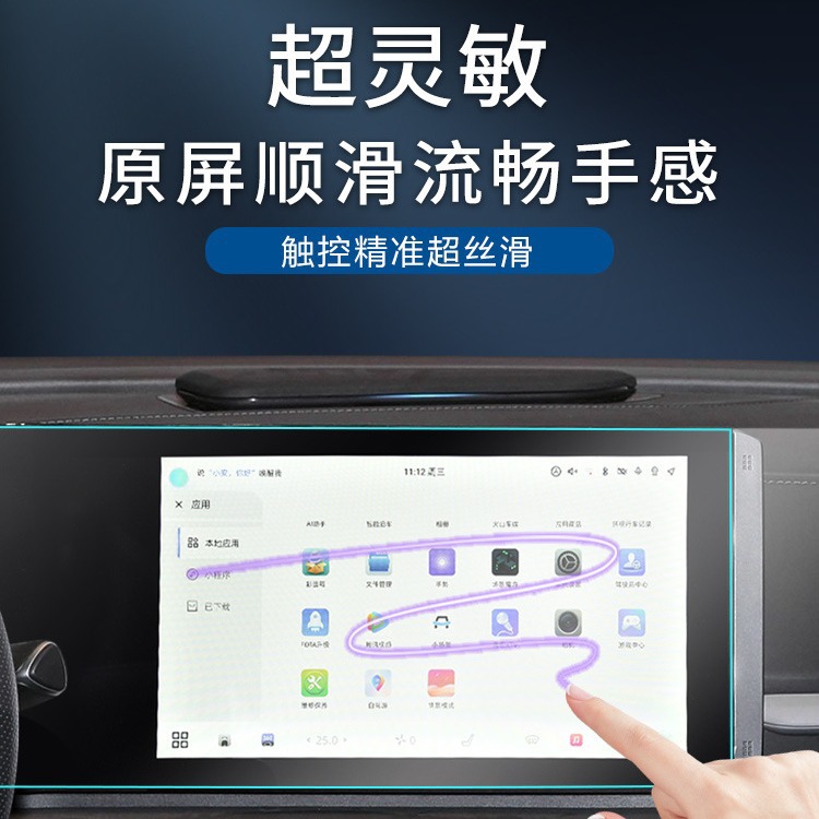 Dashboard and Navigation Screen Tempered Glass Protector Set for 2023 2nd Gen CHANGAN UNI-T - Image 3